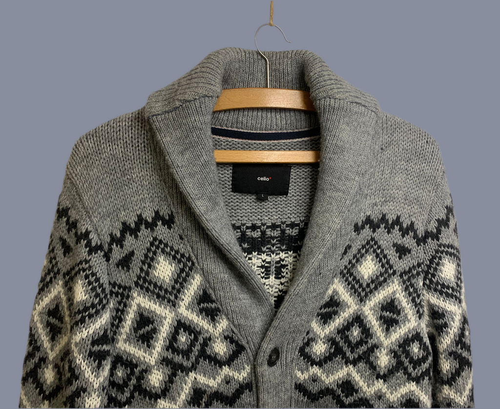 Cardigan Gris