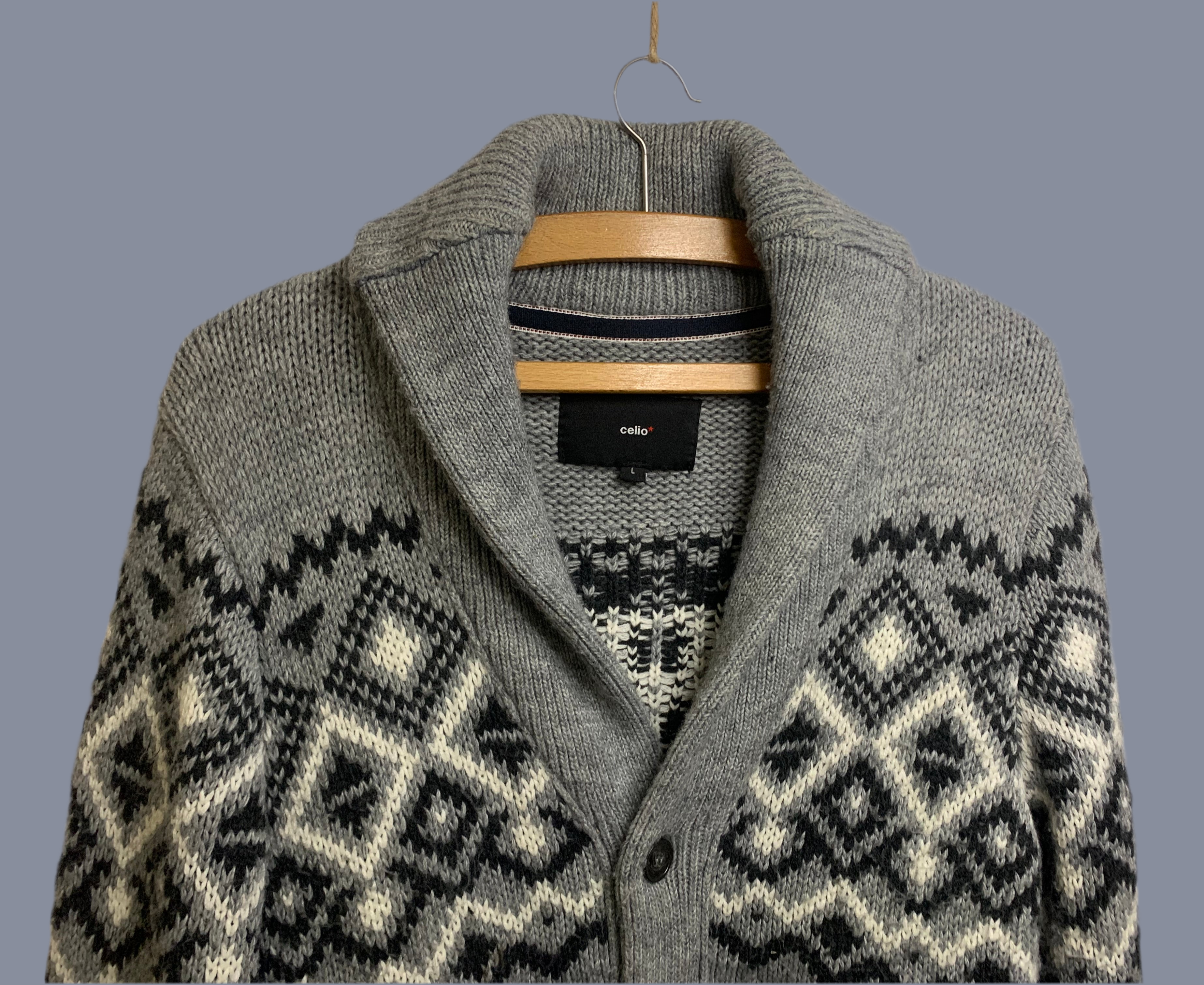 Cardigan Gris