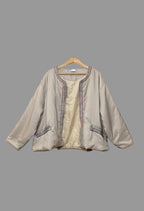 Veste courte oversize beige – Gabriella Vicenza