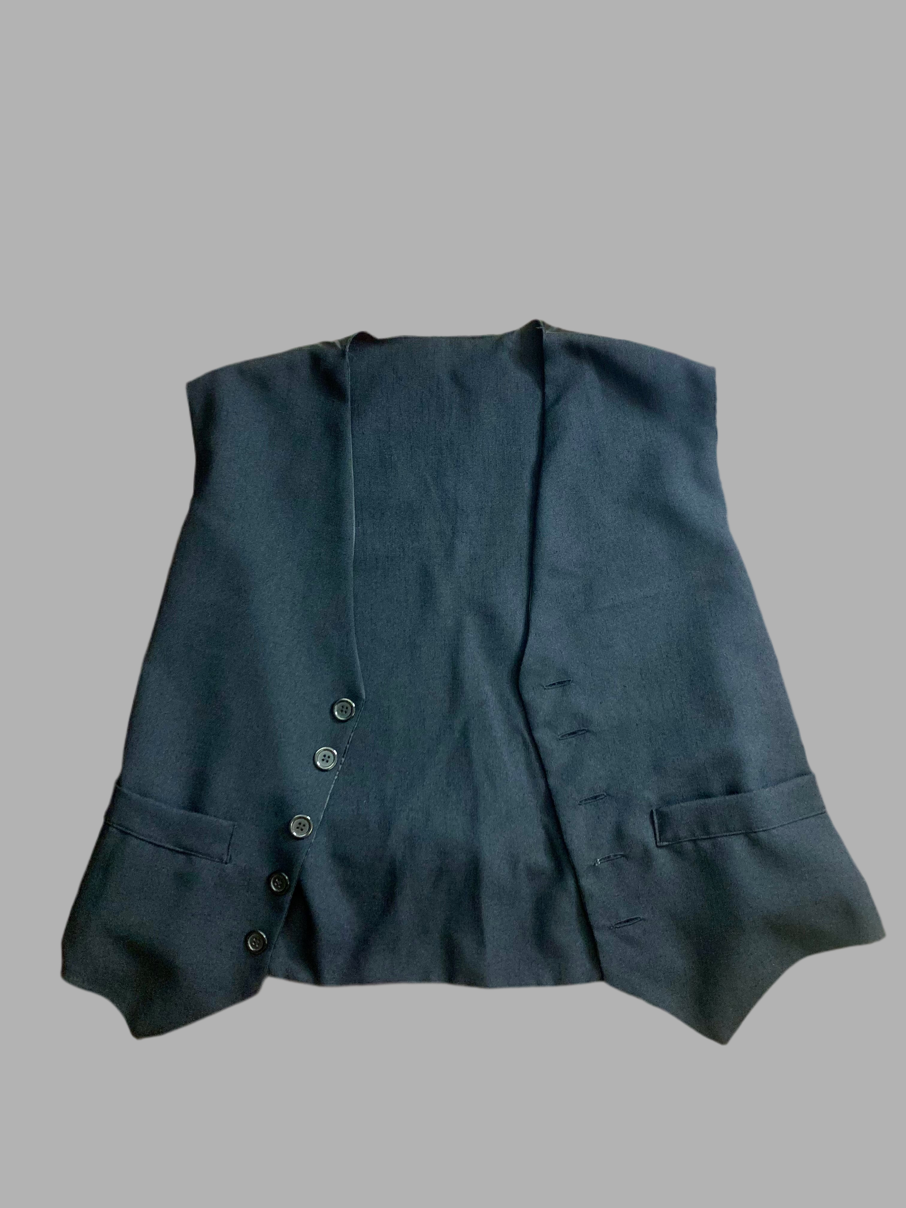 Veston noir sur mesure – Coupe classique XL