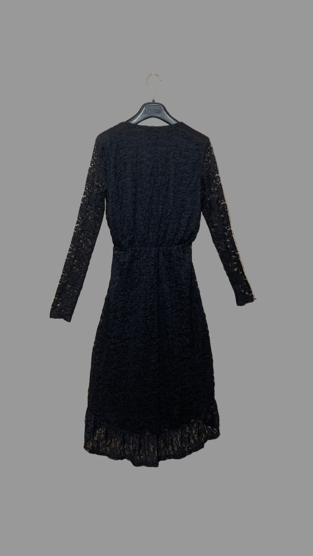 Robe noire en dentelle à volants – mbyM – Taille S / 36
