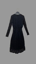 Robe noire en dentelle à volants – mbyM – Taille S / 36