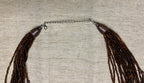Collier ethnique multi rangs