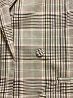 Veste blazer à carreaux – Bershka