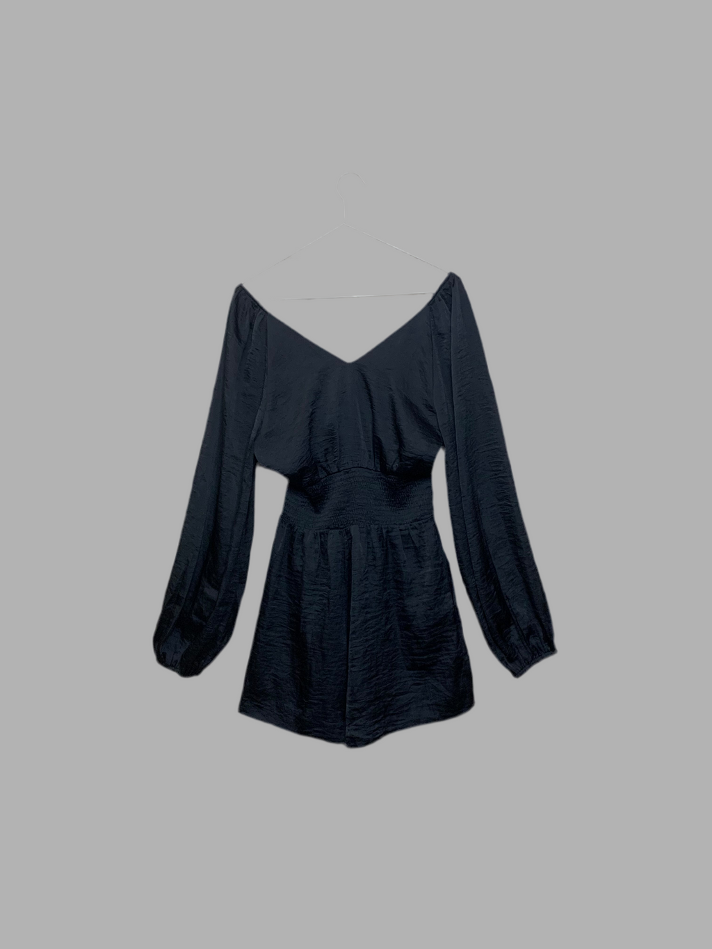 Combishort noir satiné - H&M