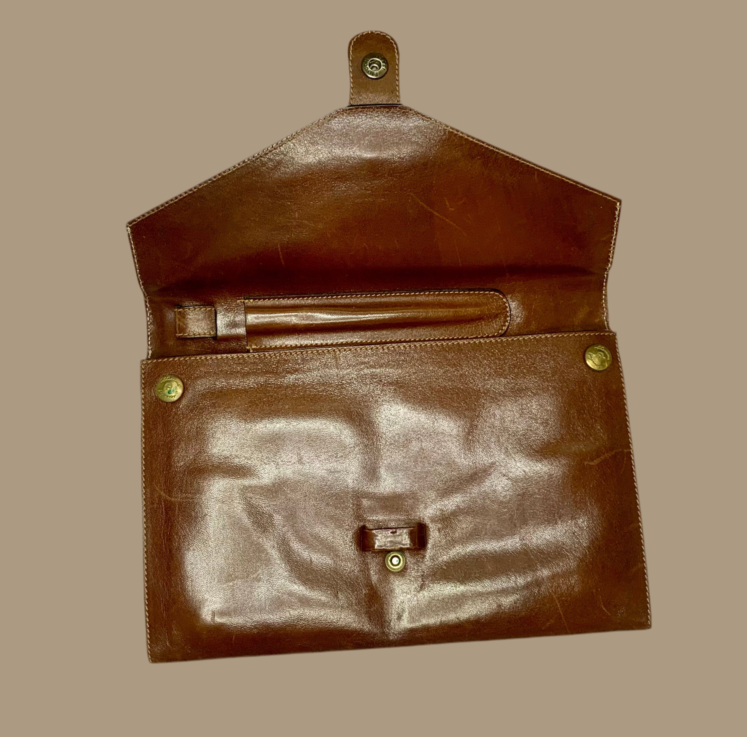 Pochette vintage - cuir