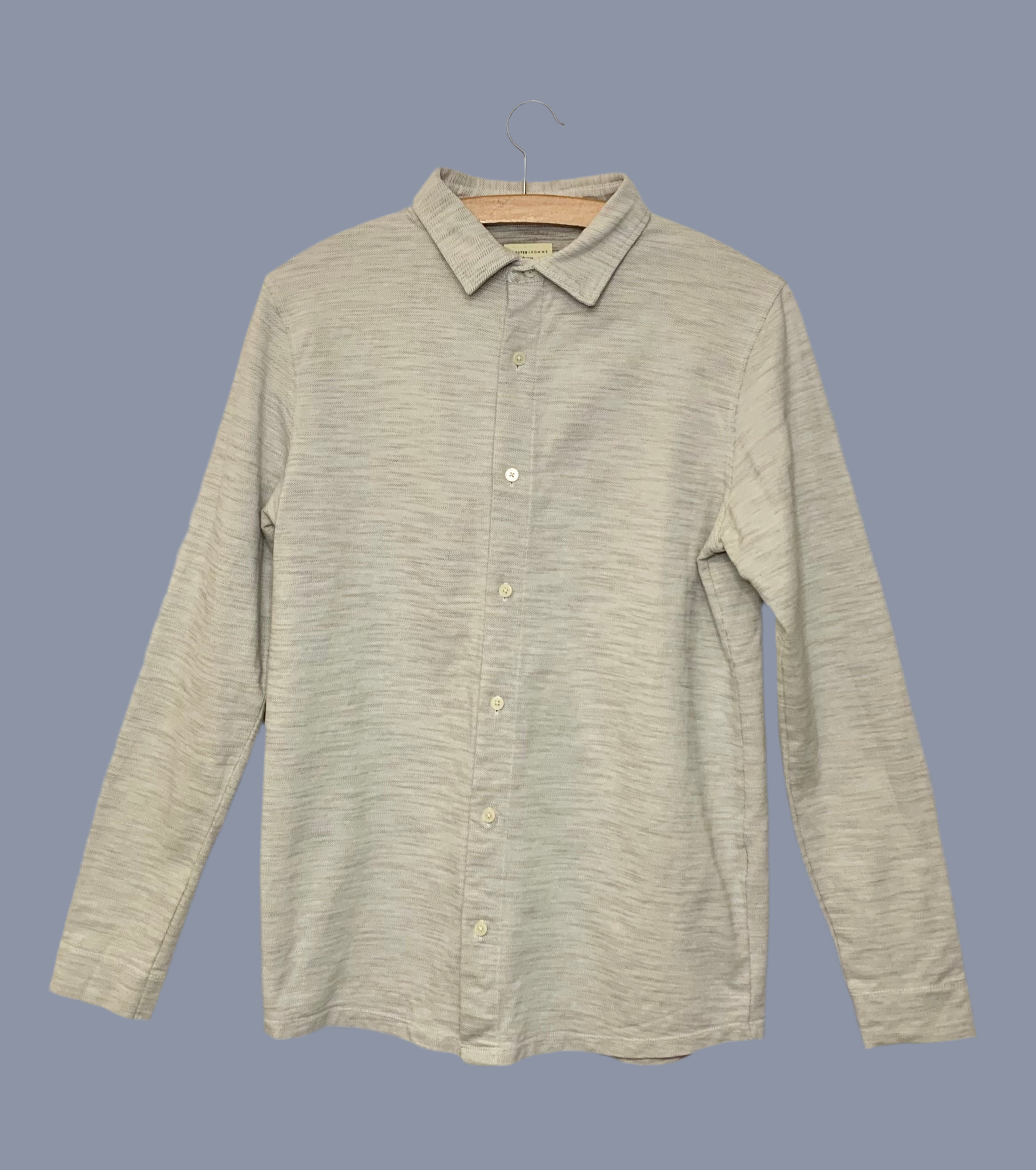 Chemise texturée gris clair -  Héritage