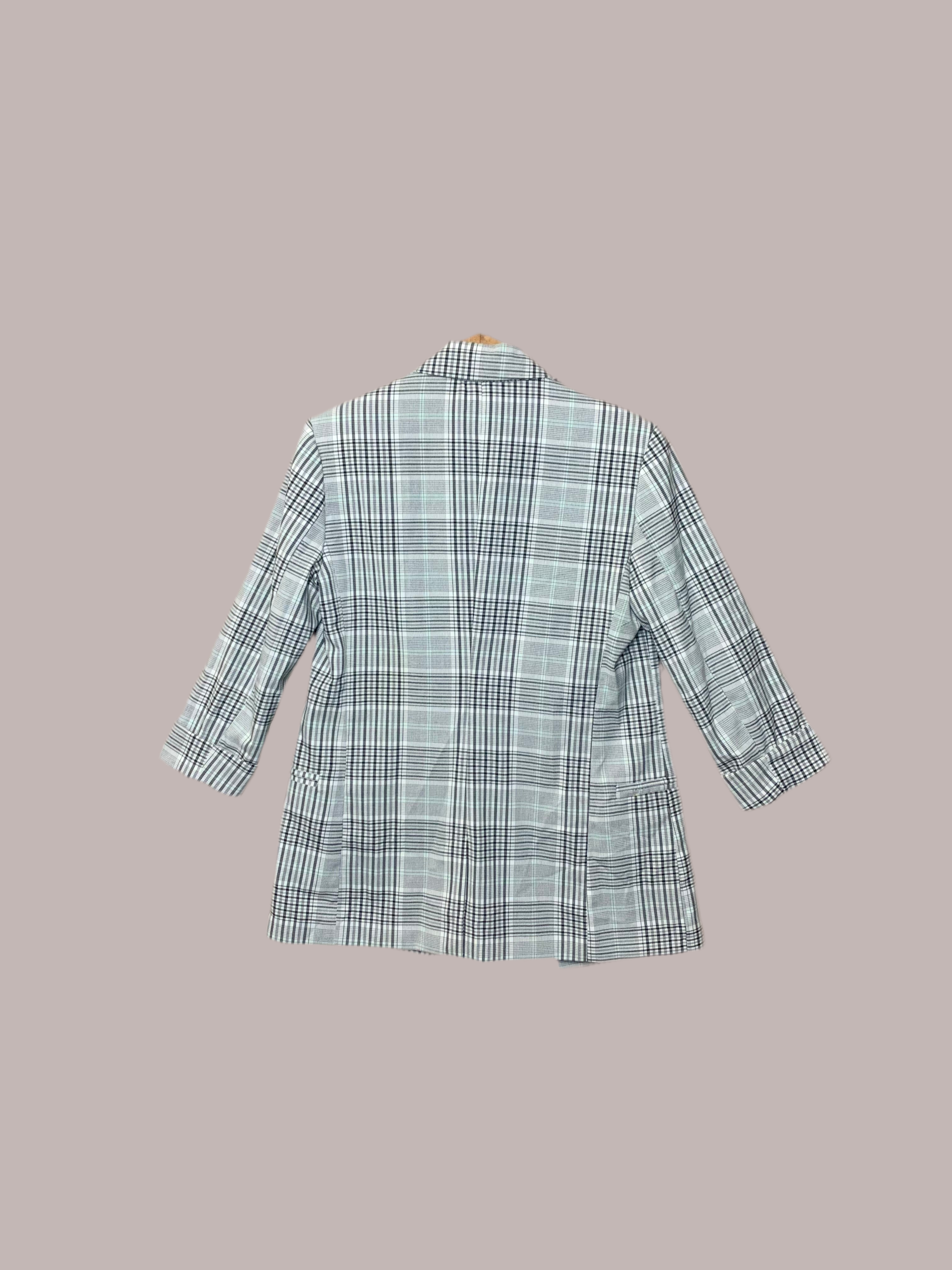 Veste blazer à carreaux – Bershka