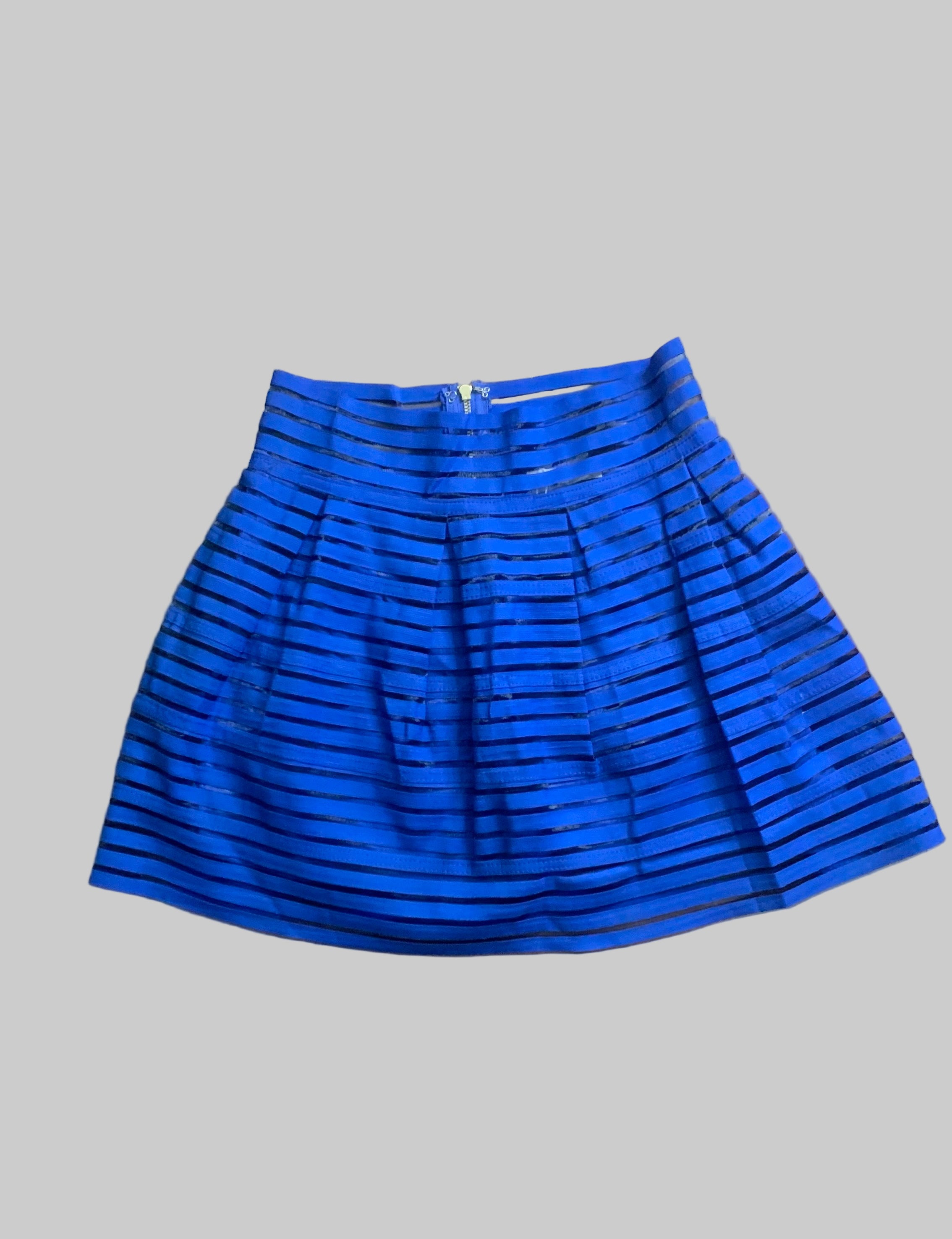 Jupe courte bleue – Alysson Collection
