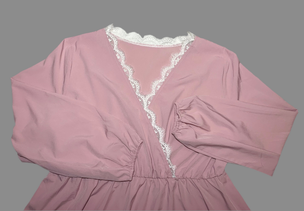 Robe rose poudré -  Taille XXL