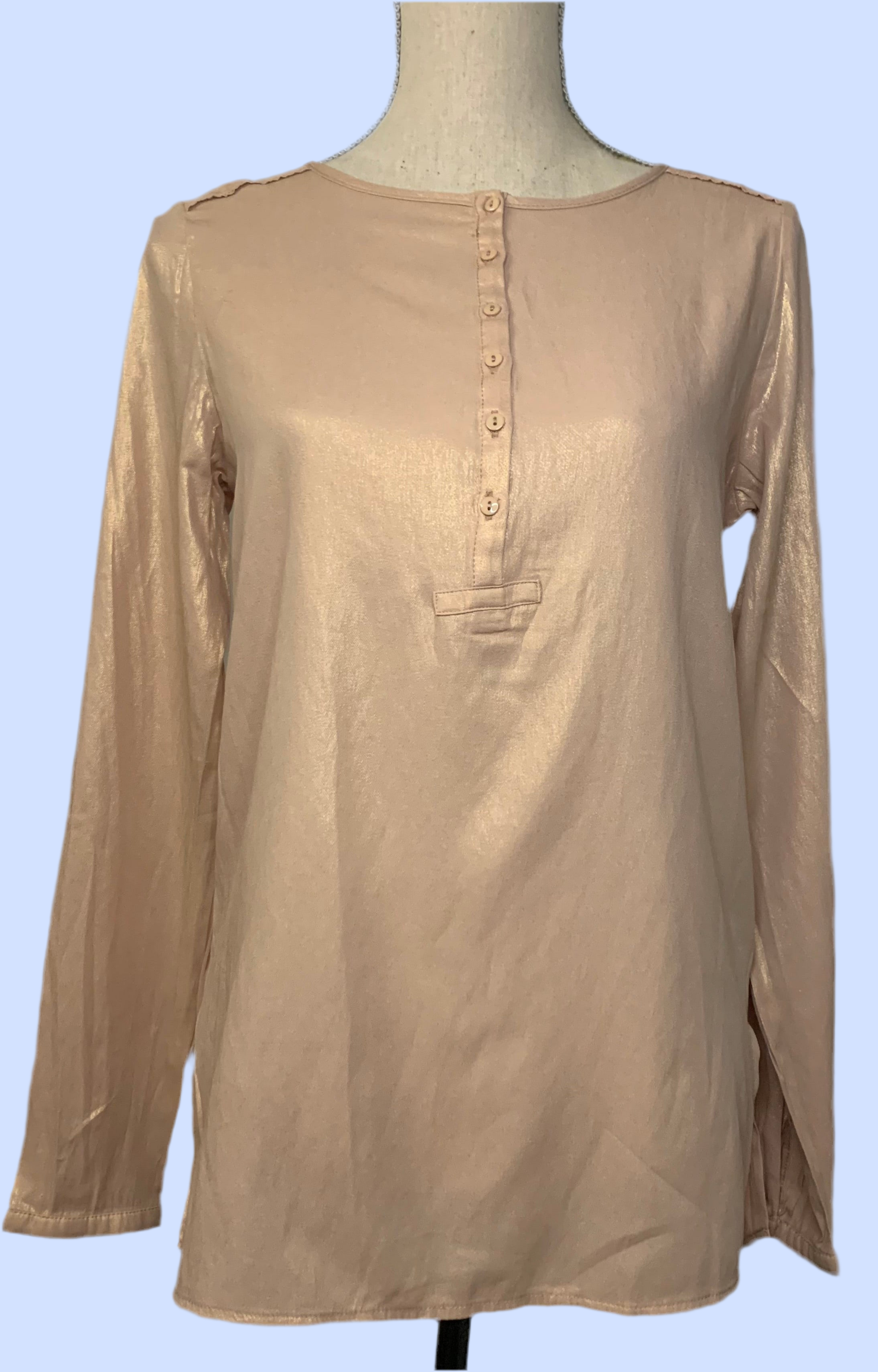 Blouse Rose irisée