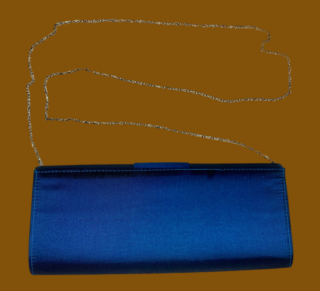 Sac pochette bleu