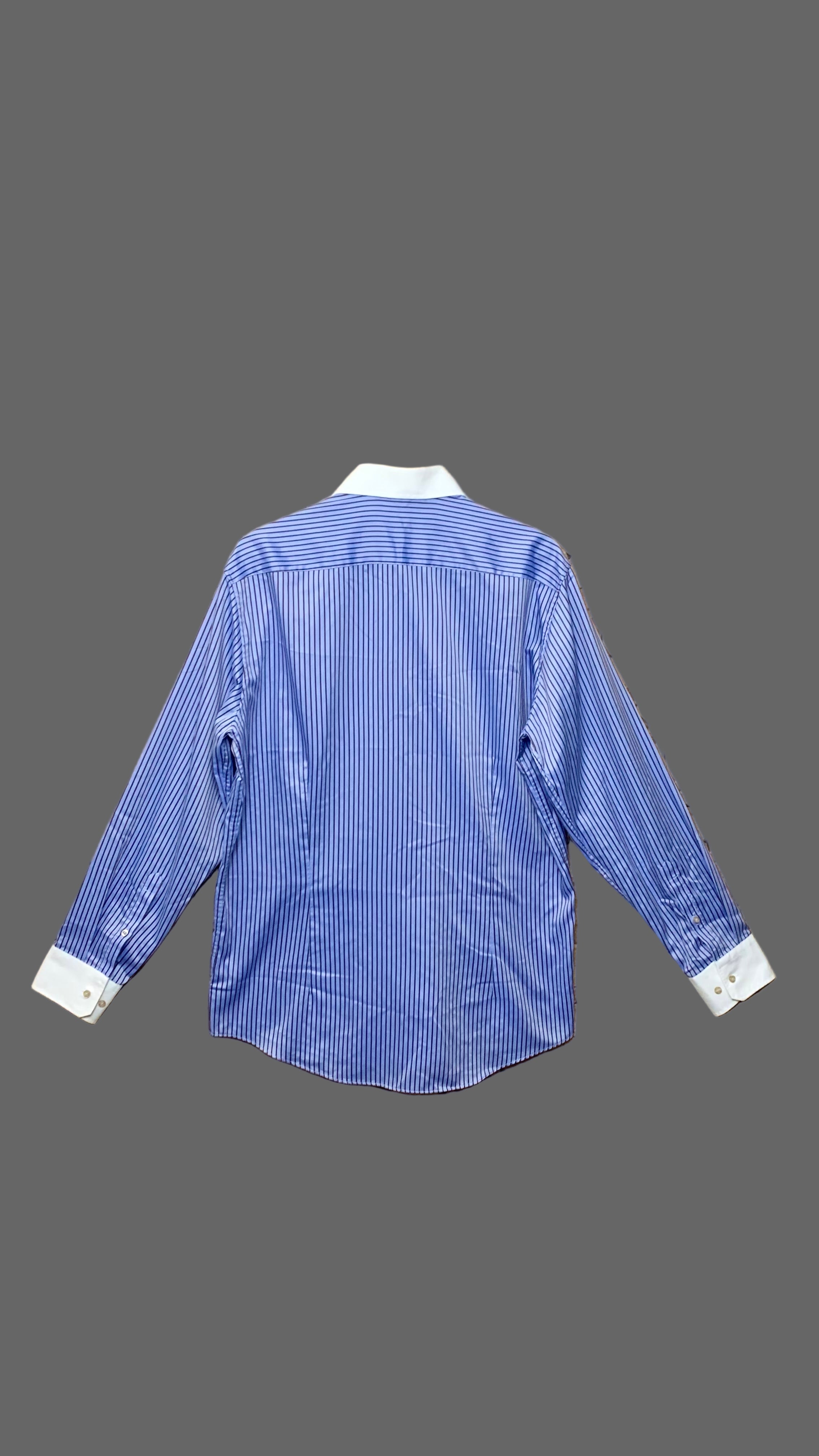 Chemise rayée bleu et marron – Seidensticker