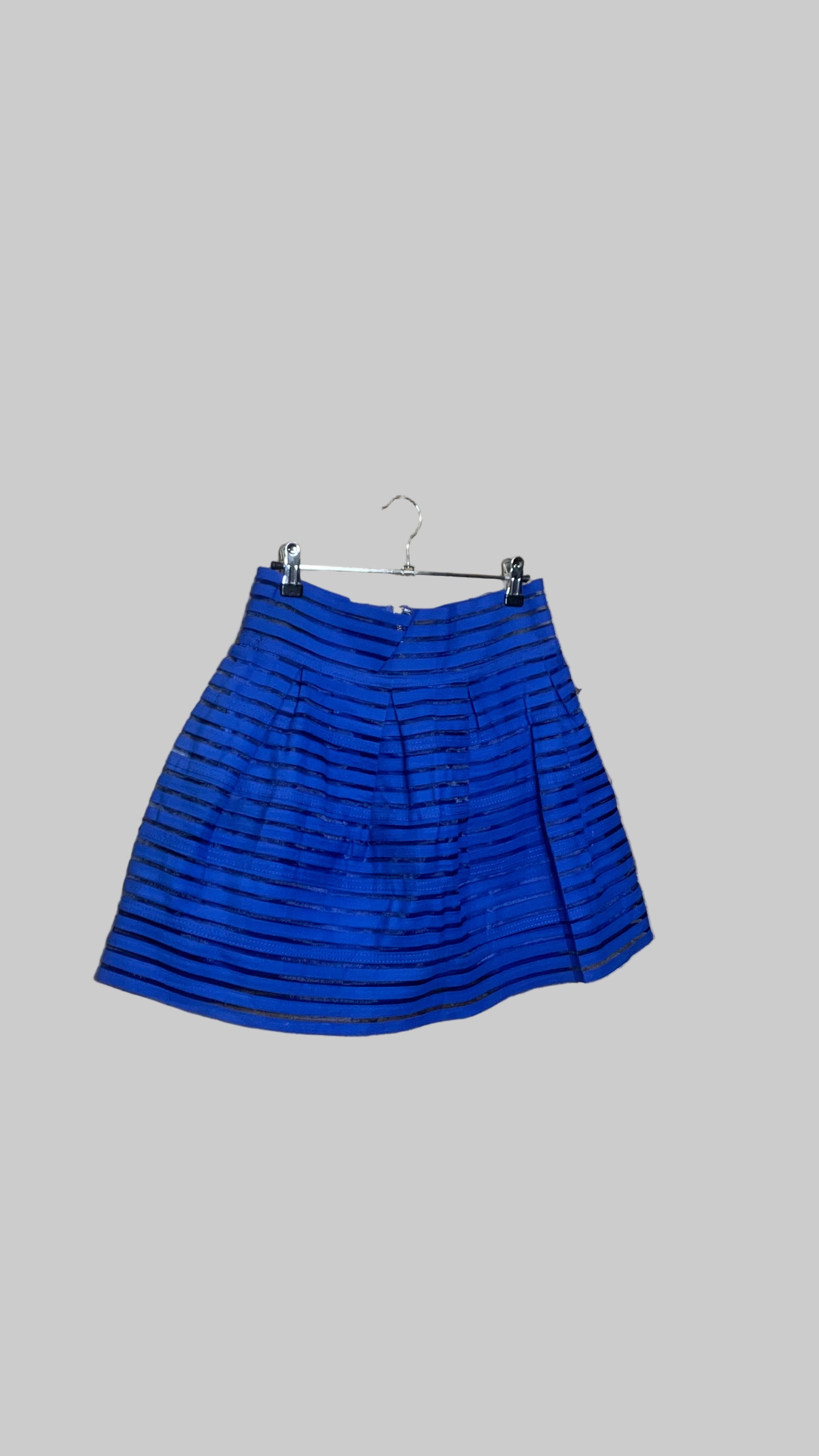 Jupe courte bleue – Alysson Collection