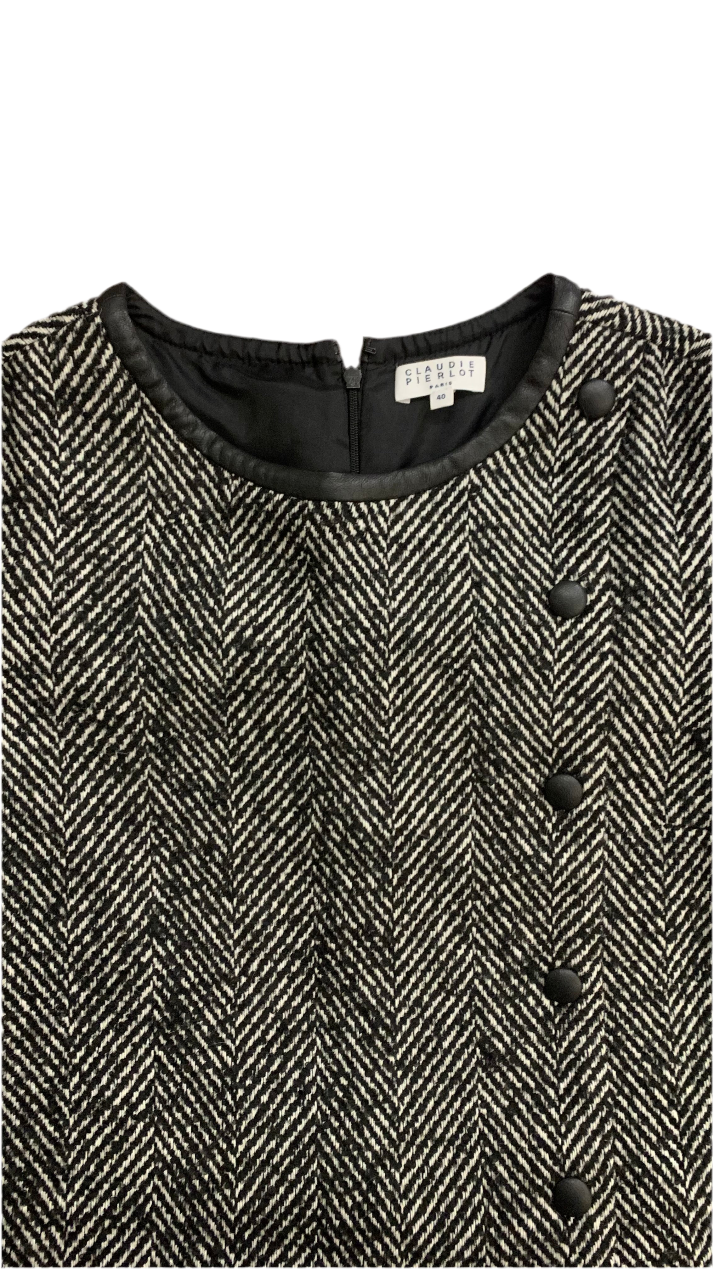 Robe droite en laine - Claudie Pierlot