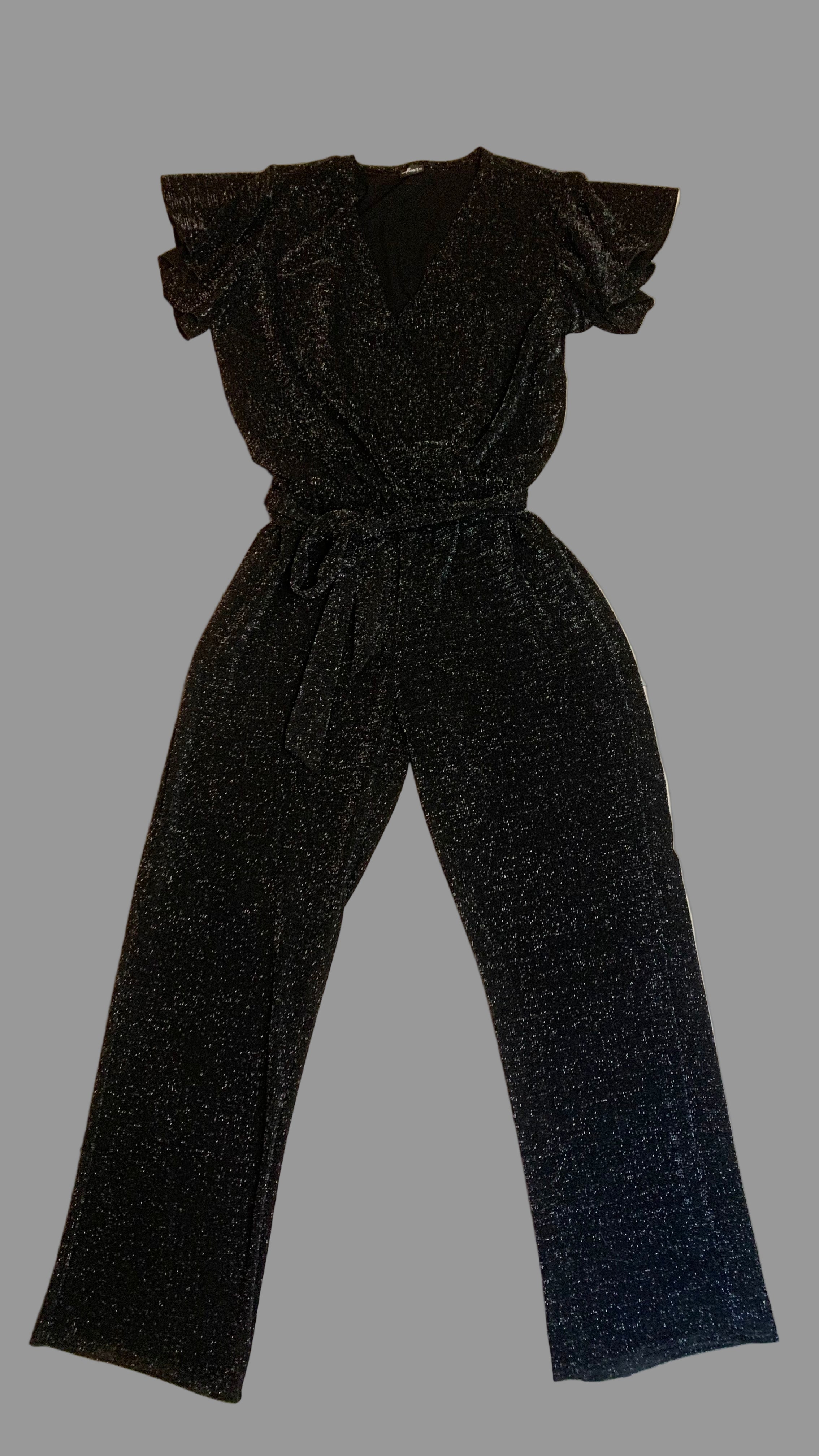 Combinaison noire scintillante – Taille 42