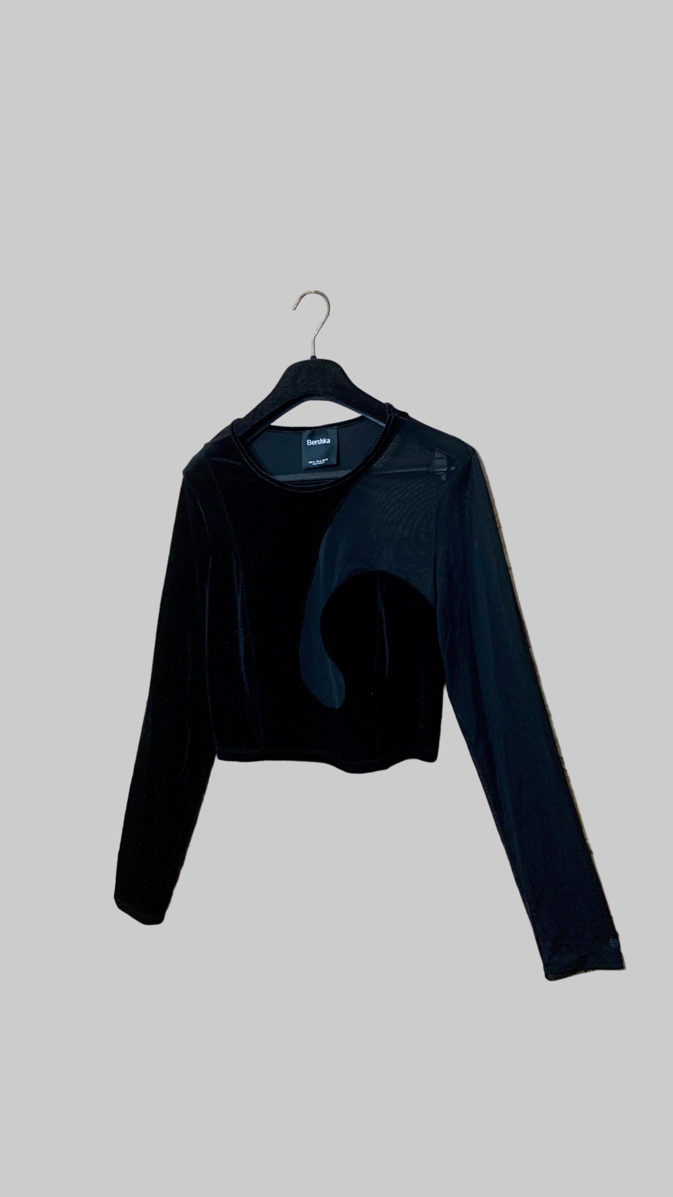 Top Court Bi-matière - Bershka
