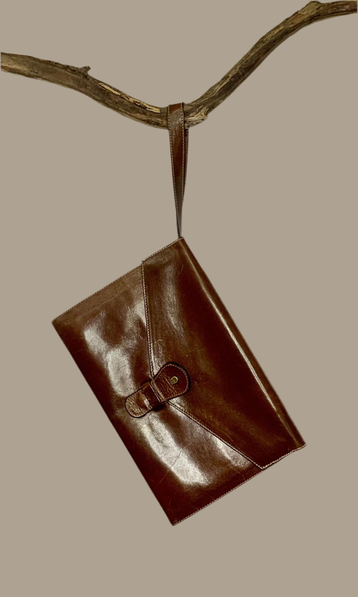Pochette vintage - cuir