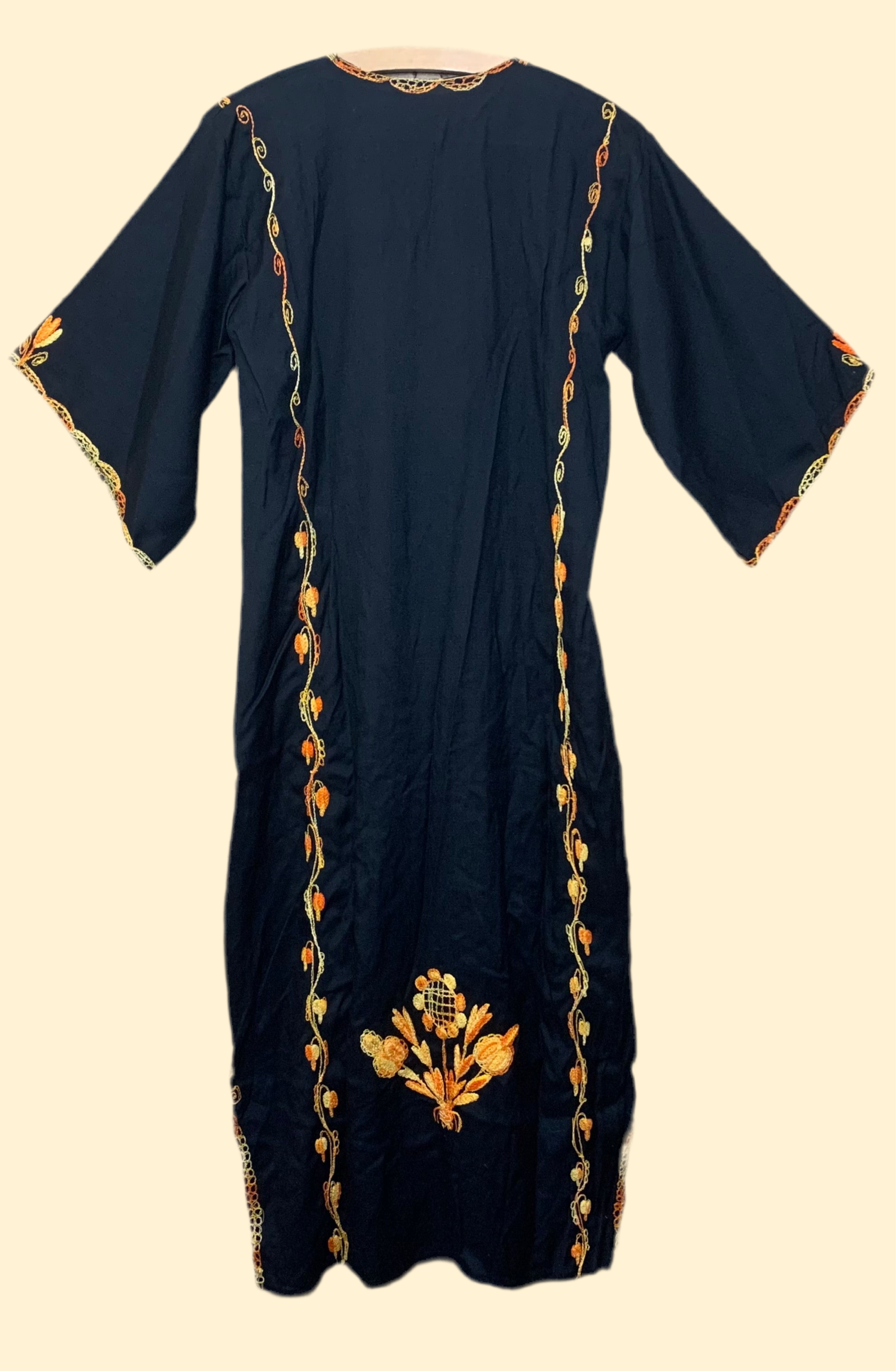 Robe Caftan bohème - vintage 70s