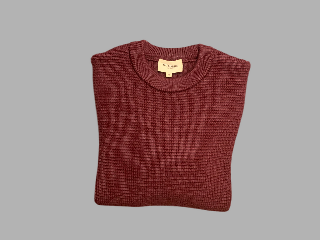Pull en mérinos - Octobre Edition
