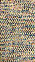 Pull en maille multicolore