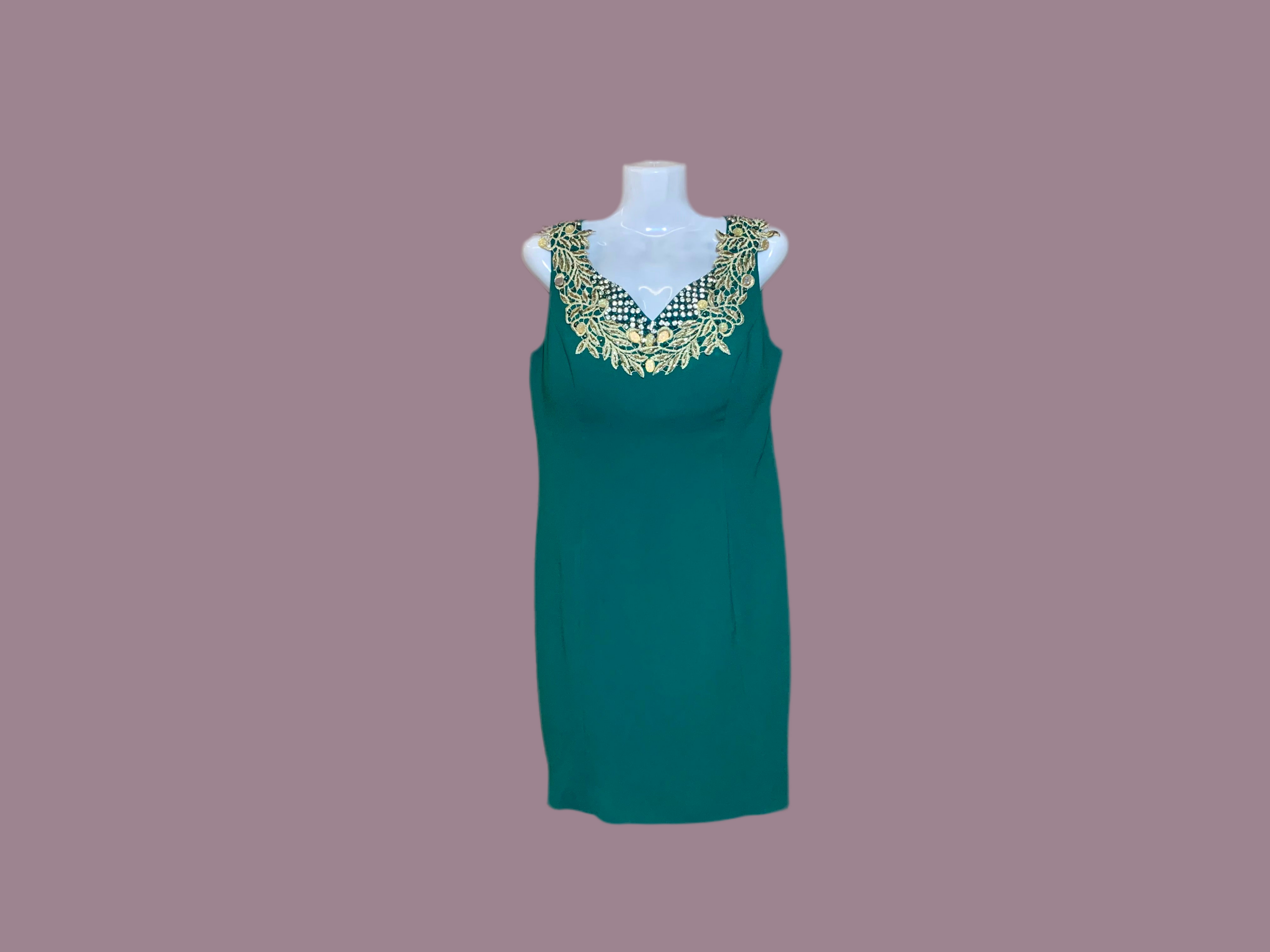 Robe de soirée verte – Messina