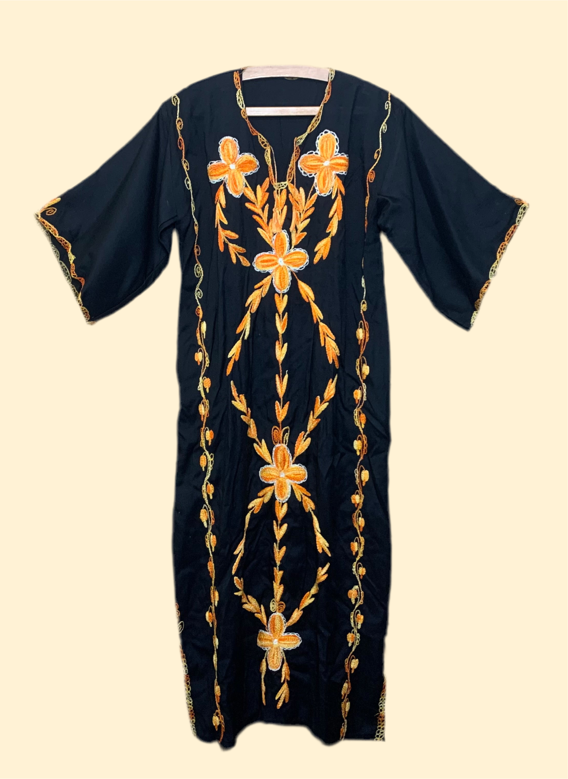Robe Caftan bohème - vintage 70s