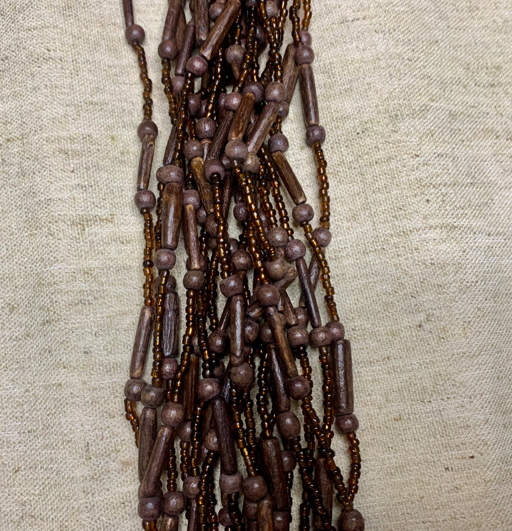 Collier ethnique multi rangs