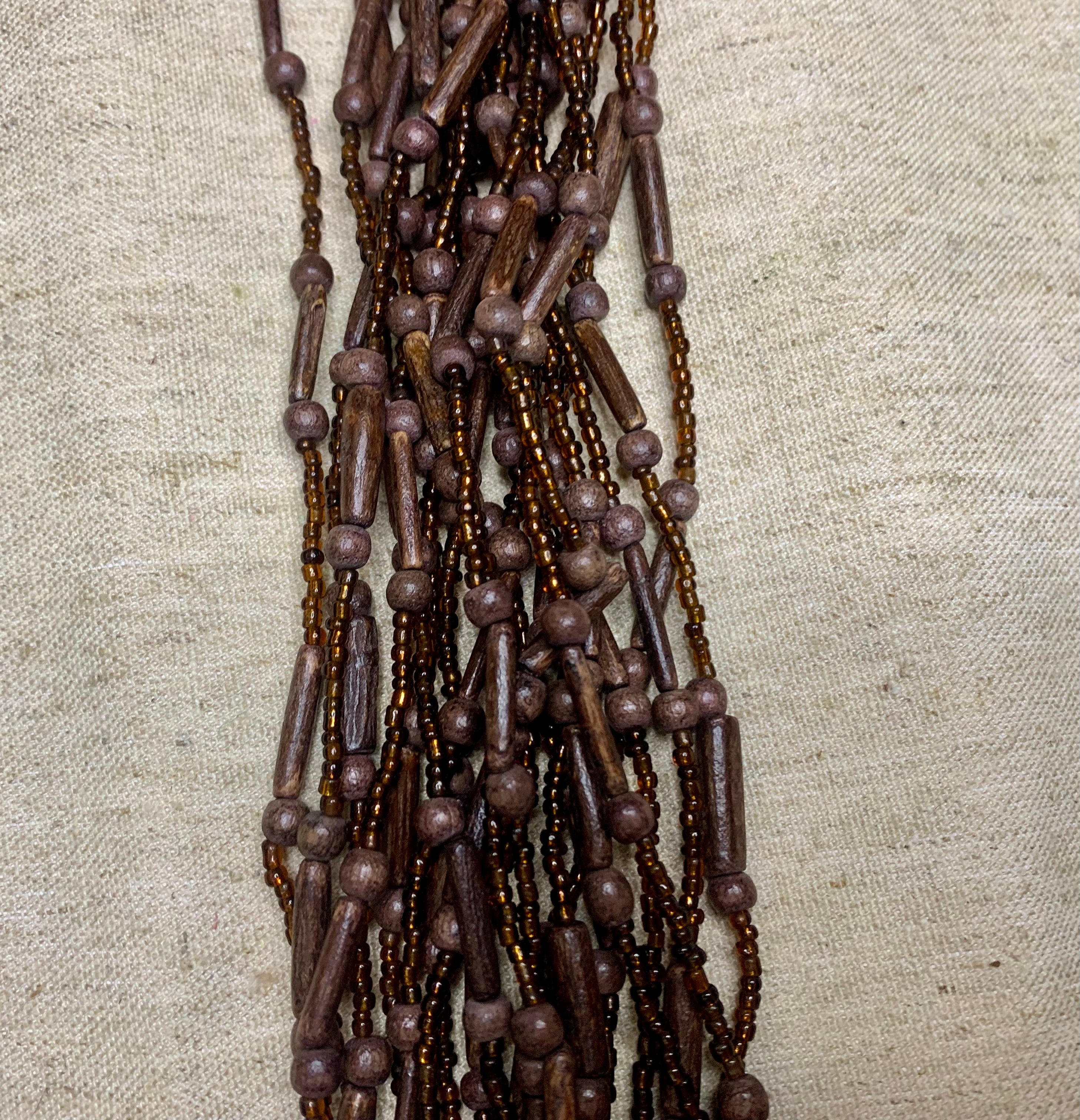Collier ethnique multi rangs