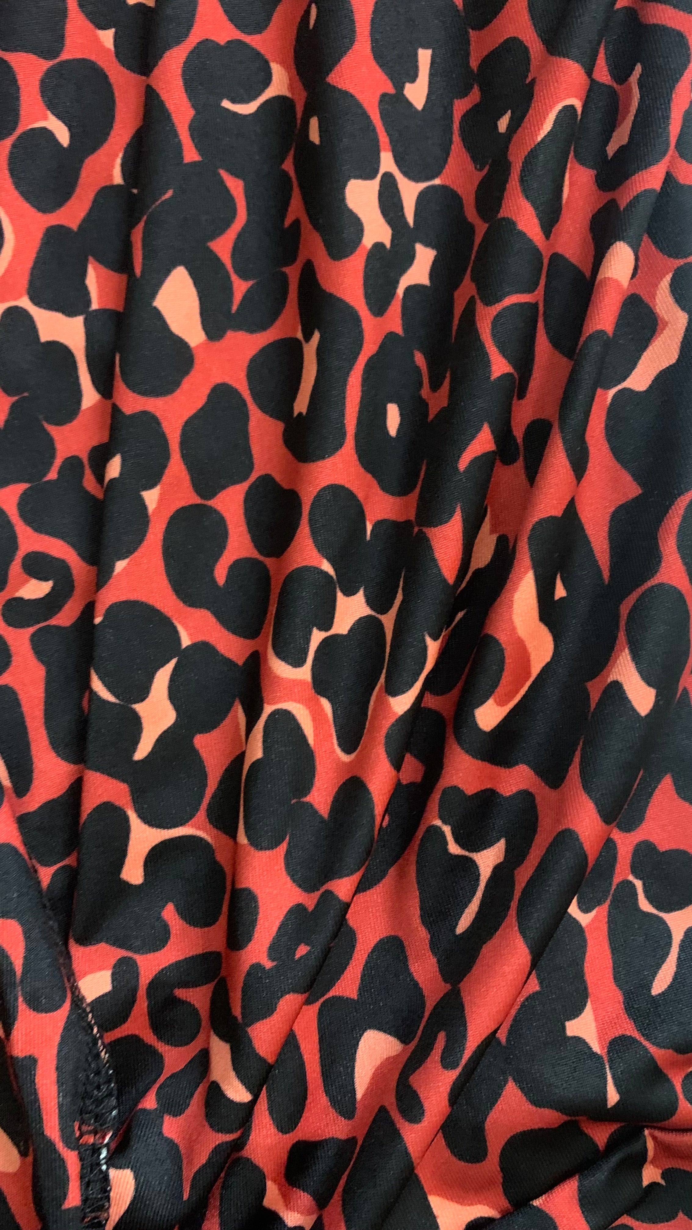 Body léopard rouge et noir – ZARA – Taille M