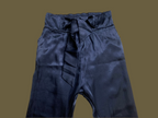 Pantalon carotte satiné
