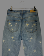Jean femme slim taille haute