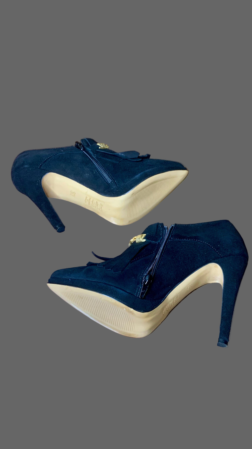 Escarpins noirs à talons hauts – Drakart – Taille 37