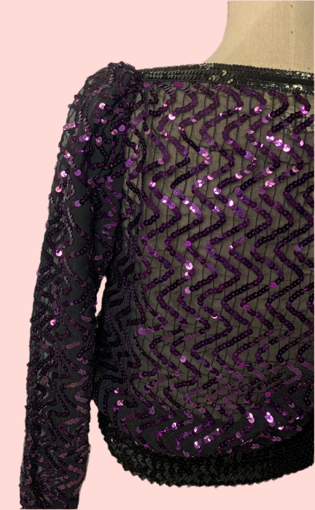 Haut à Sequin - Ann Green