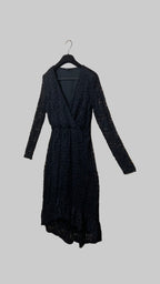 Robe noire en dentelle à volants – mbyM – Taille S / 36