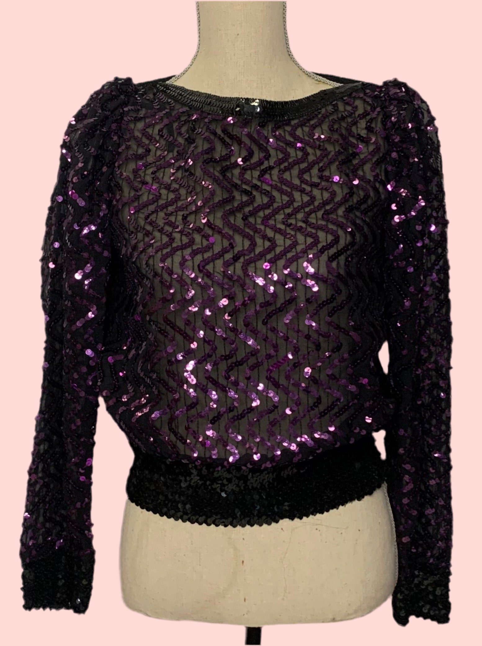 Haut à Sequin - Ann Green