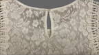 Blouse sans manches en dentelle