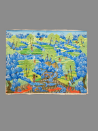 Toile balinaise signée – Minggir, Ubud, Bali (années 1970)