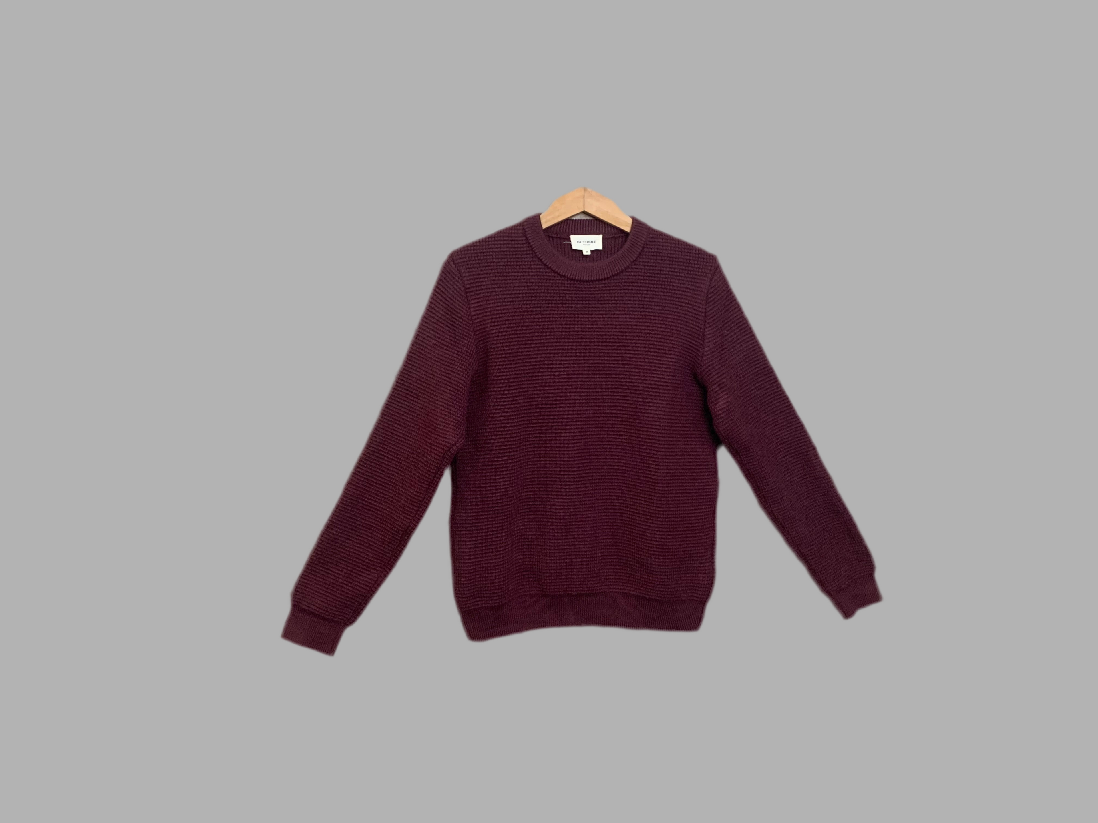 Pull en mérinos - Octobre Edition