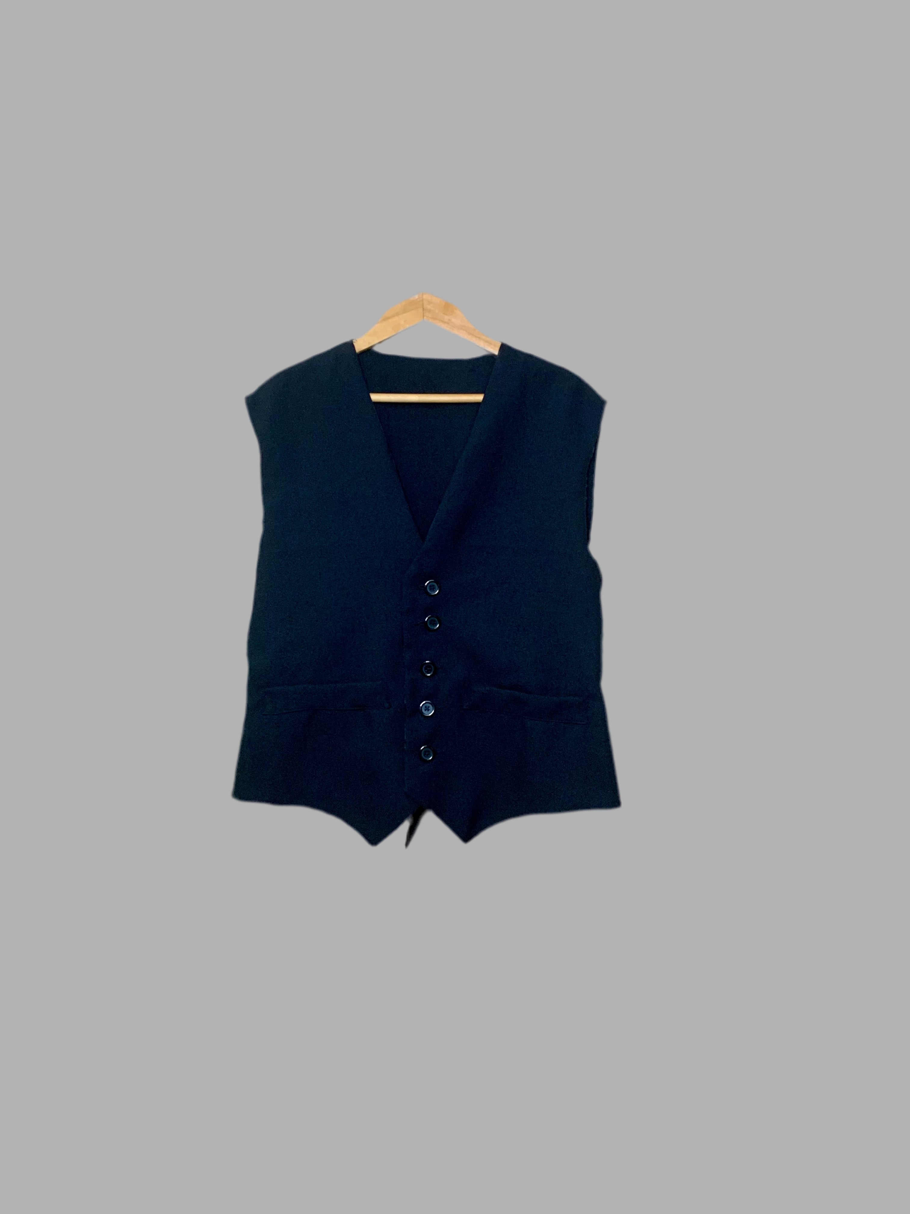 Veston noir sur mesure – Coupe classique XL