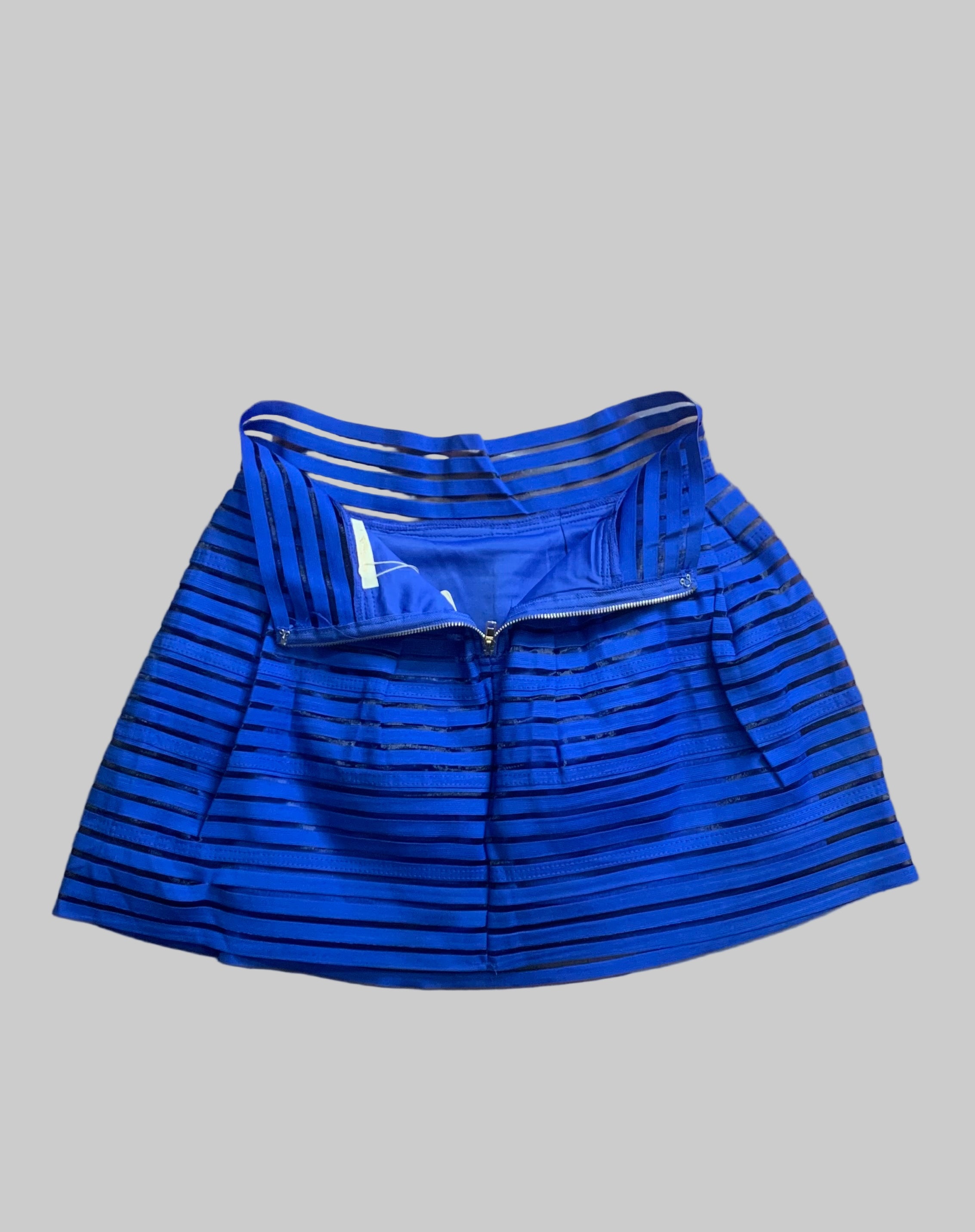 Jupe courte bleue – Alysson Collection