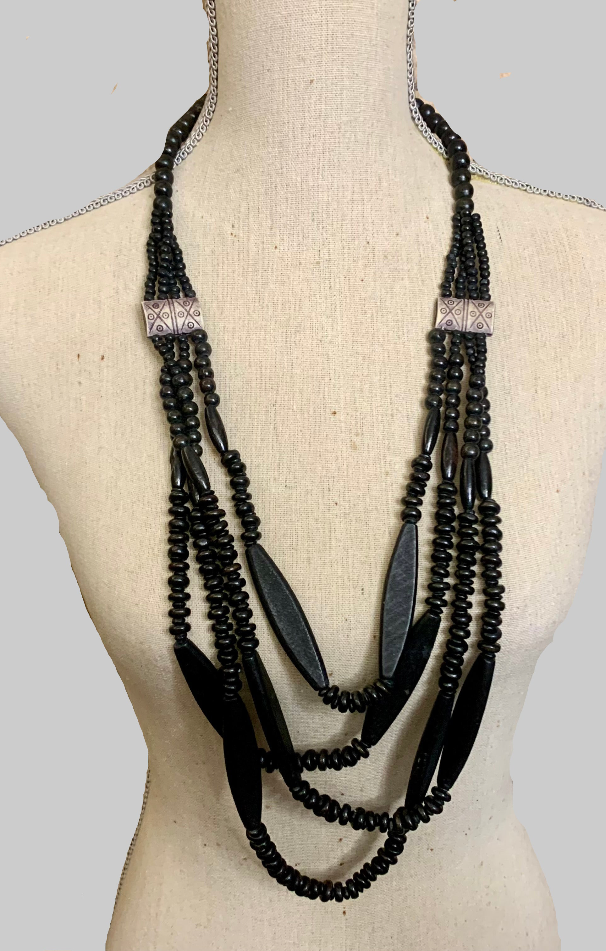 Collier ethnique multi-rang