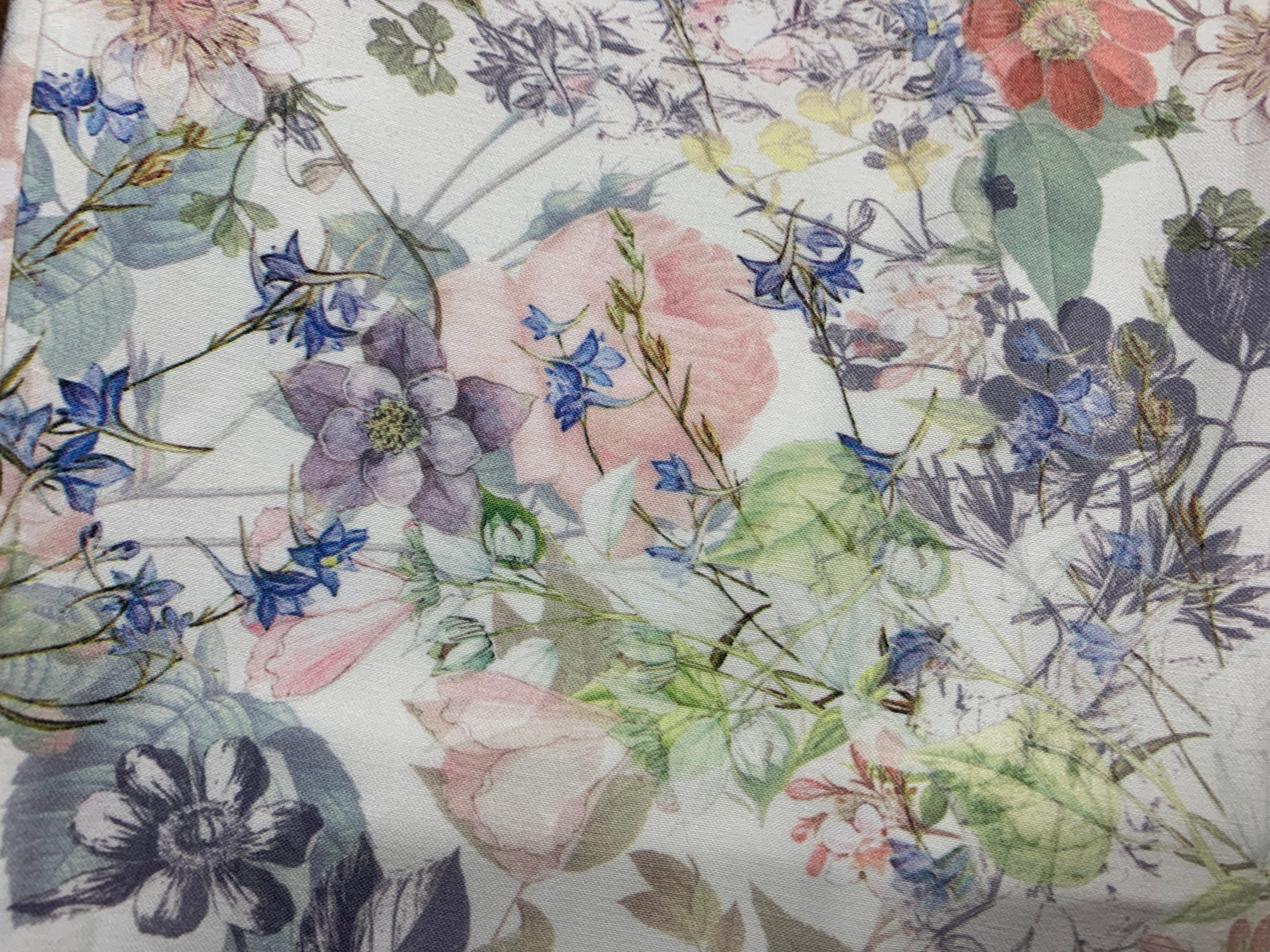 Pantalon fleuri blanc - Monoprix