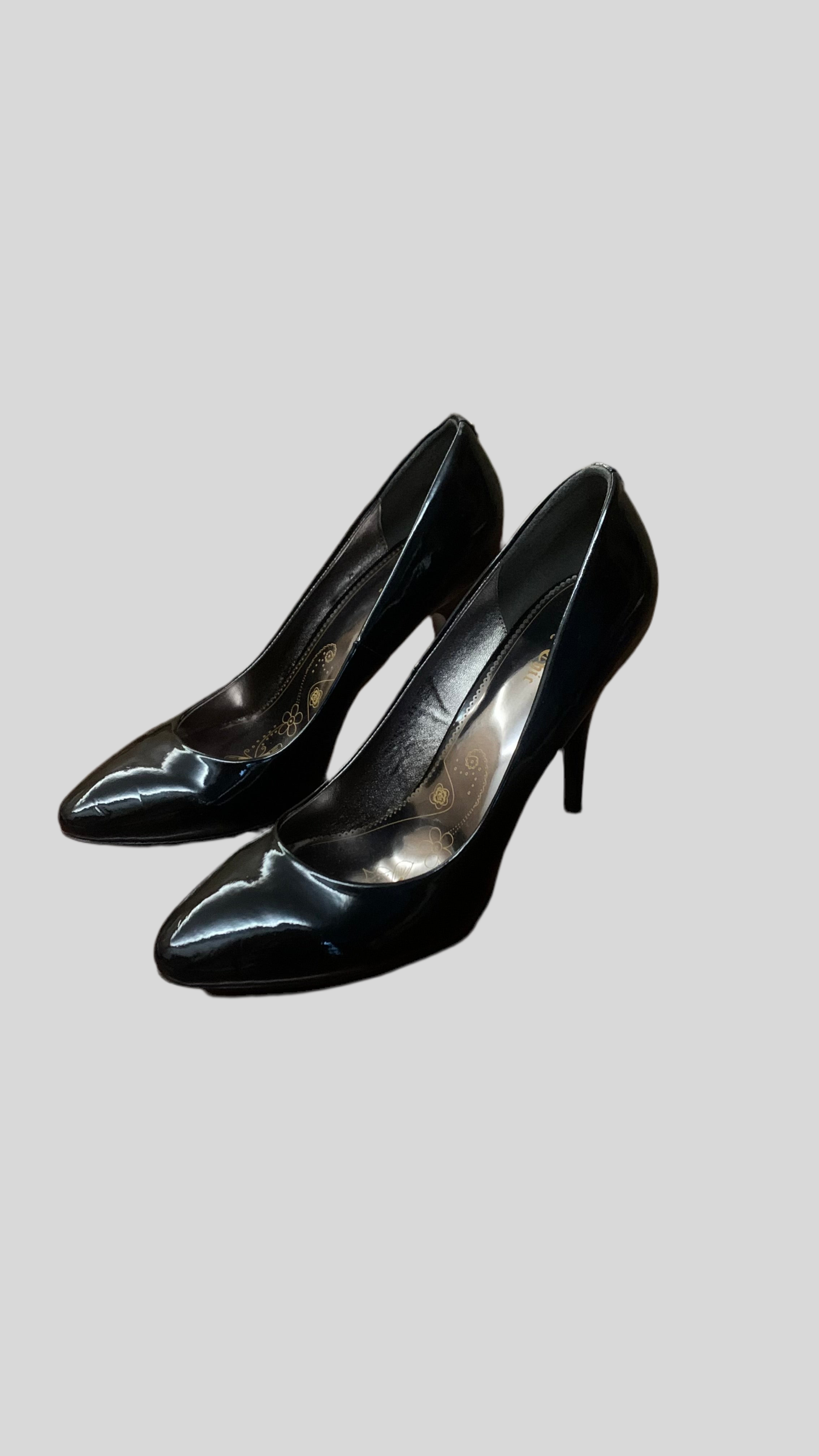 Escarpins vernis noirs – Lady Chic