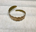 Bracelet manchette  laiton - vintage