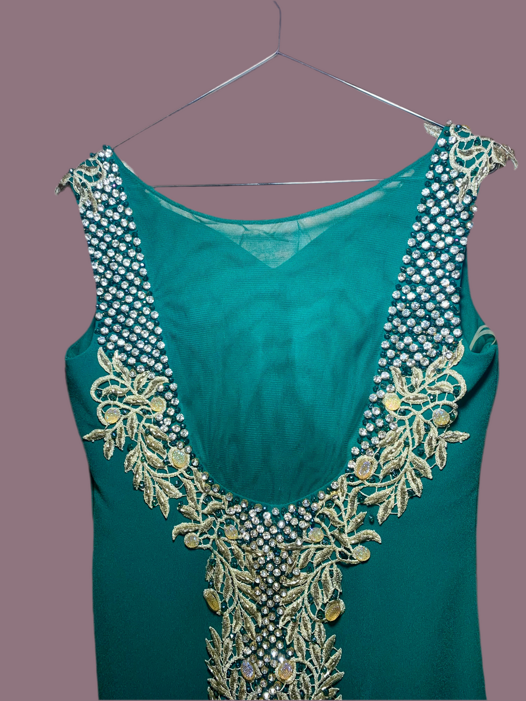 Robe de soirée verte – Messina