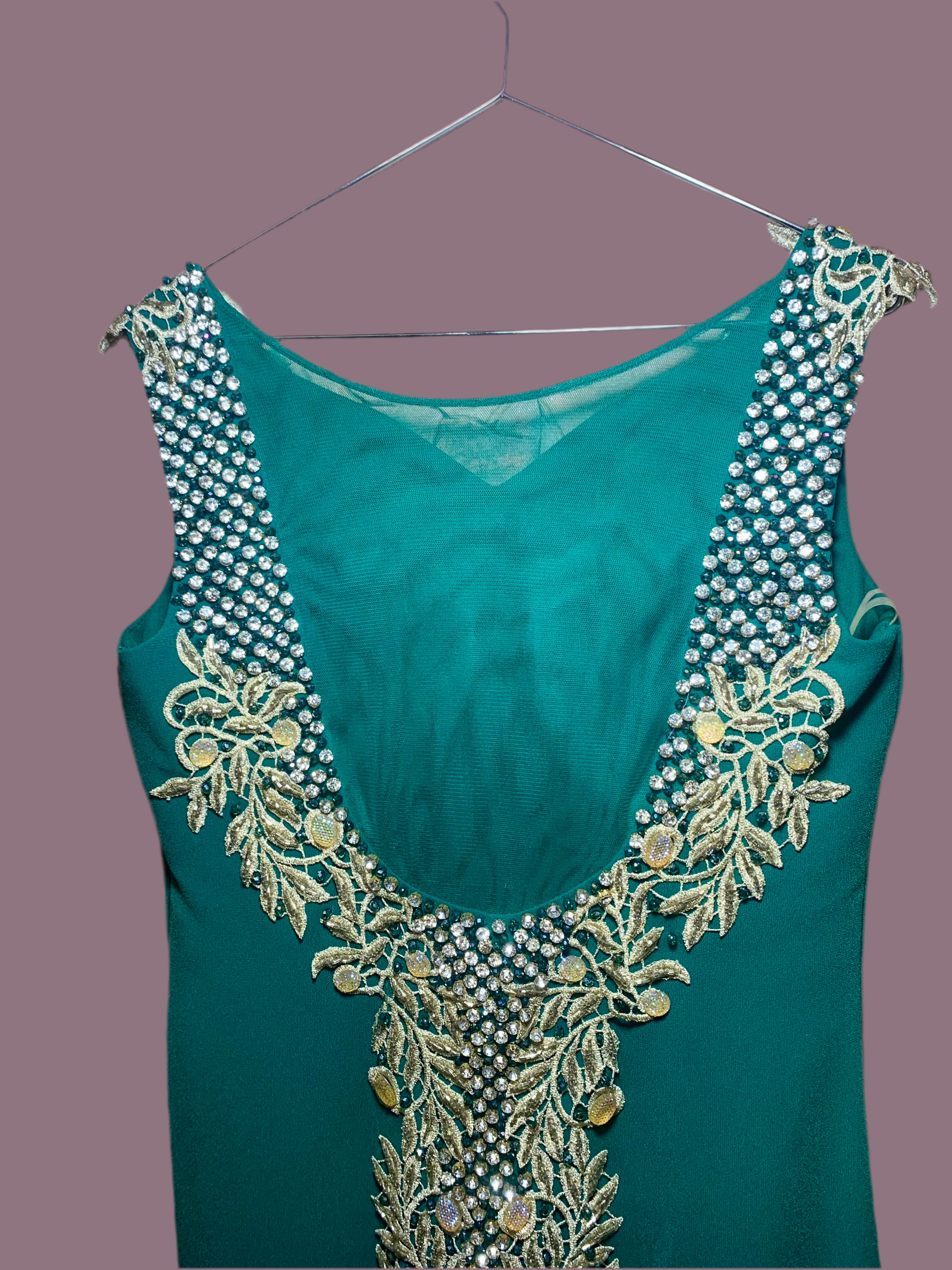 Robe de soirée verte – Messina