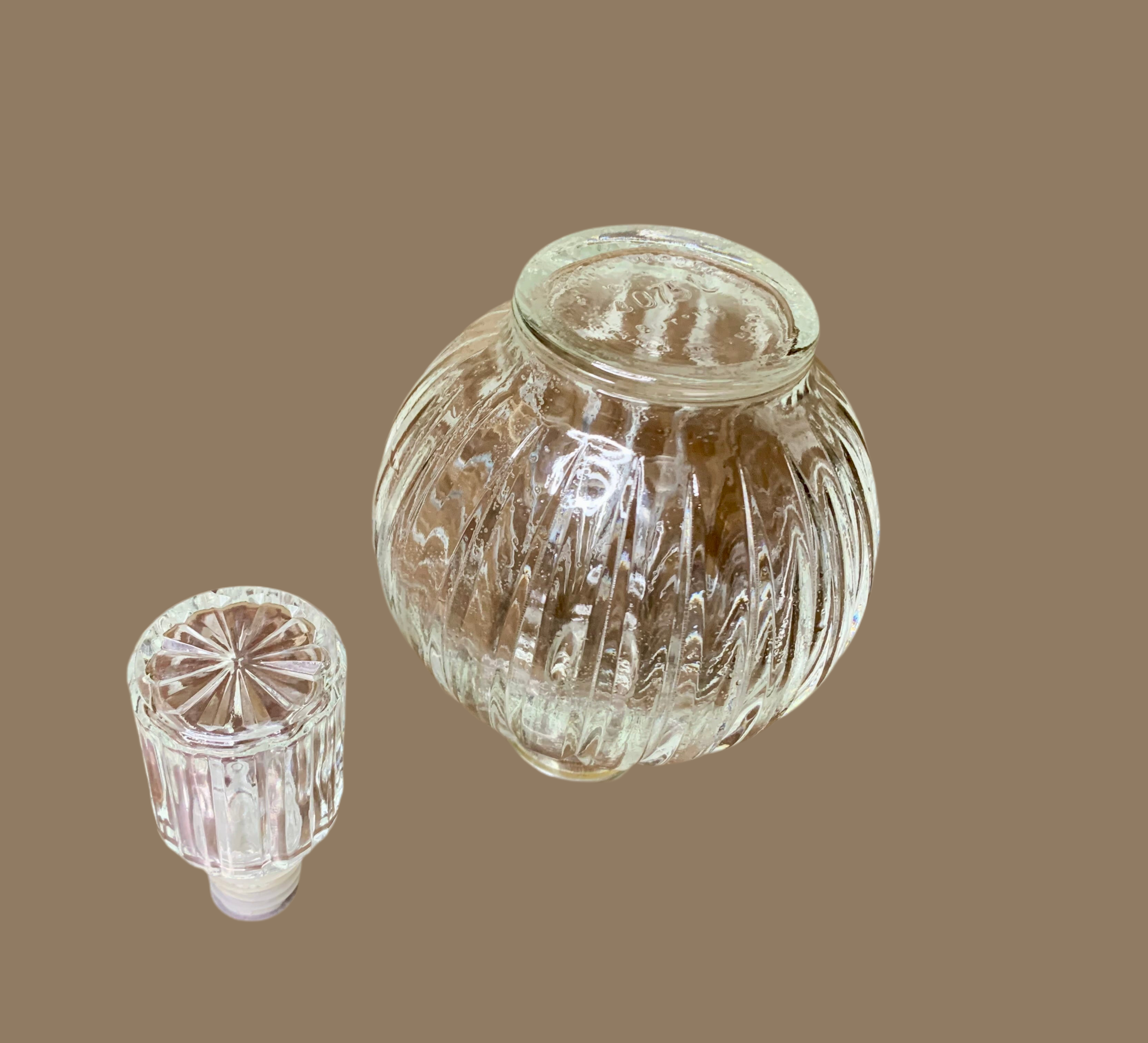 Carafe à cognac ronde - Art déco