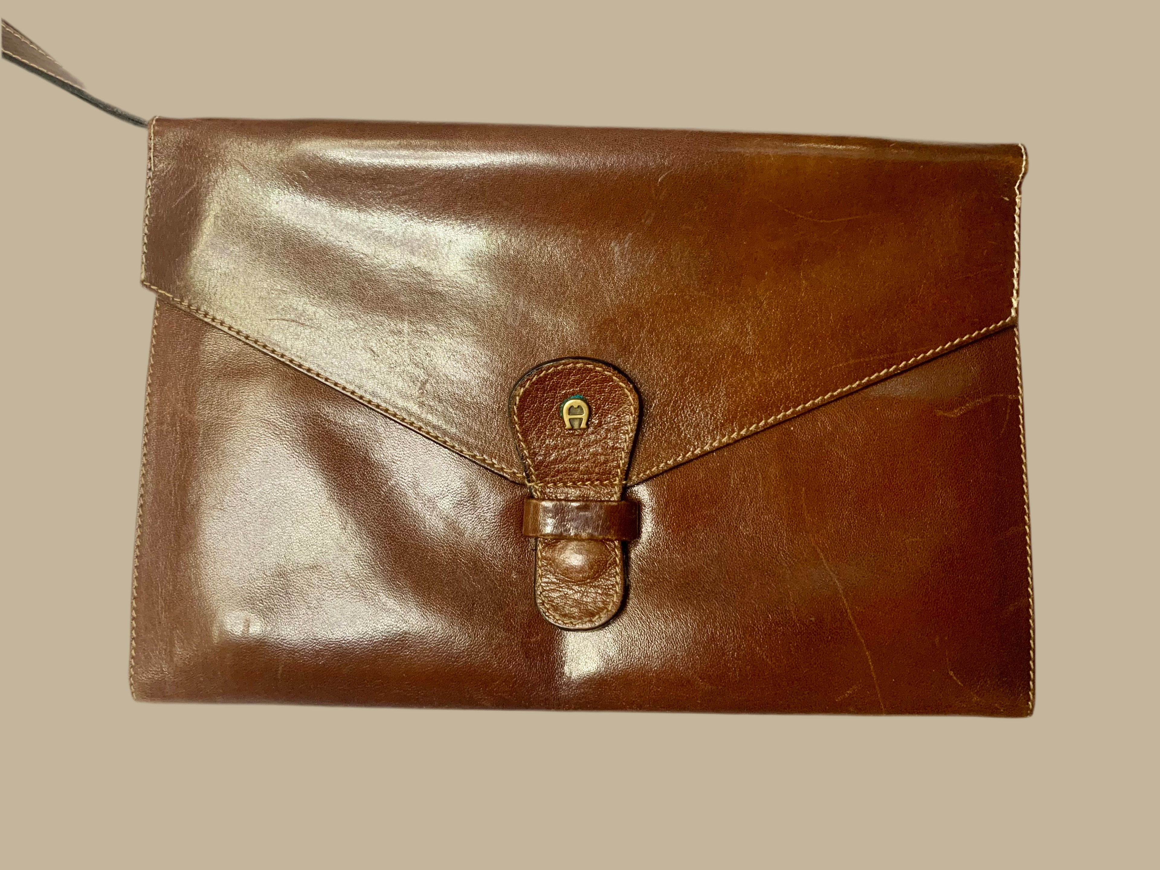 Pochette vintage - cuir