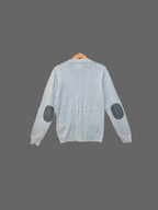 Gilet en maille fine grise- Jules